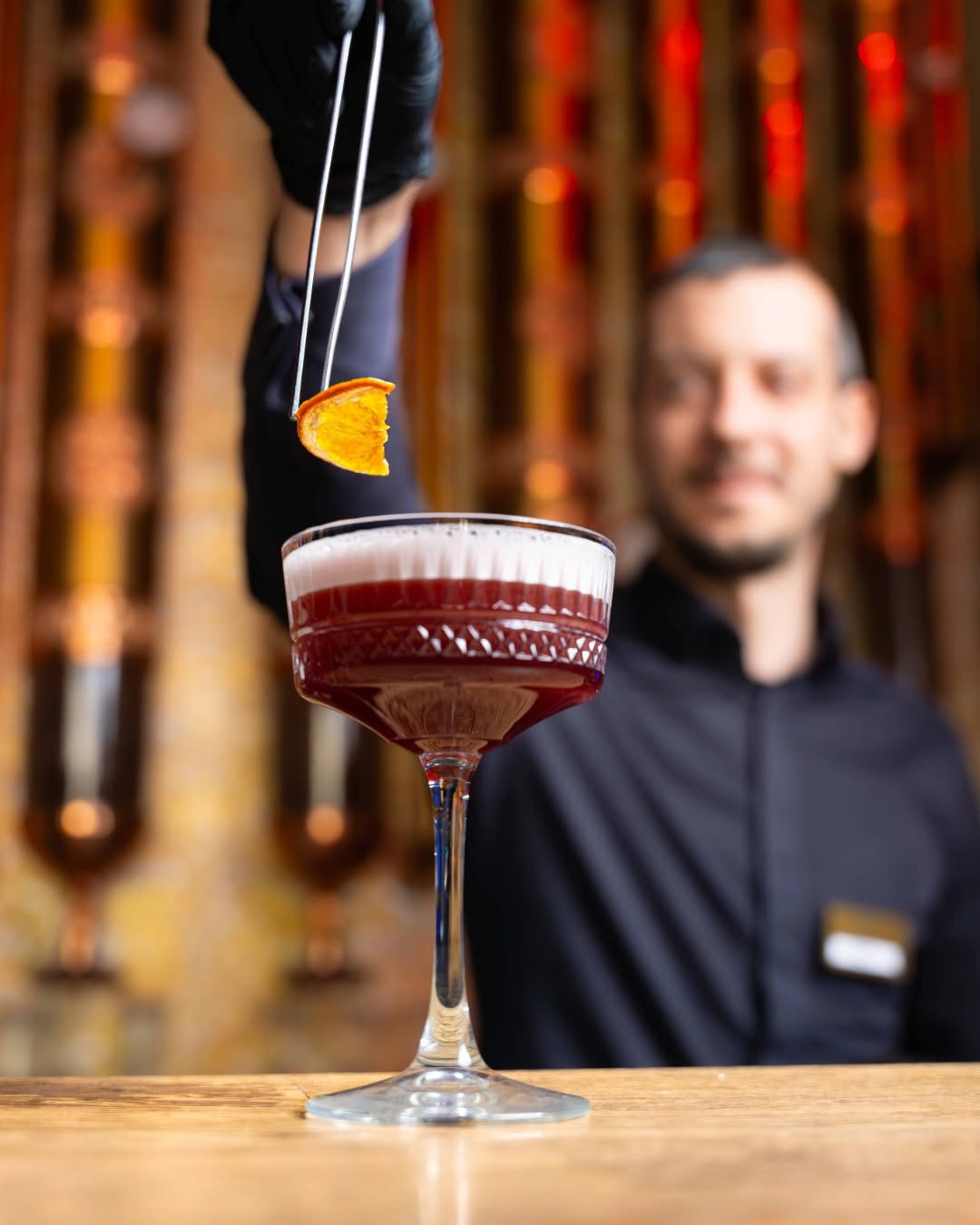 Detaliu de bar și garnitură